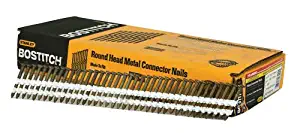 BOSTITCH RH-MC14815G-S Thickcoat Round Head 1-1/2-Inch-by-.148-Inch-by-21-Degree Plastic Collated Metal Connector Nail (1,000 per Box)