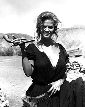 Claudia Cardinale Once Upon A Time in the West holding gun 16x20 Poster