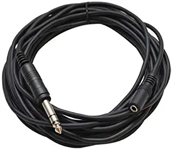 Seismic Audio - SA-iEFRM25 - 25' Headphone Extender Cable 1/4" TRS Male to 1/8" (3.5mm) Female