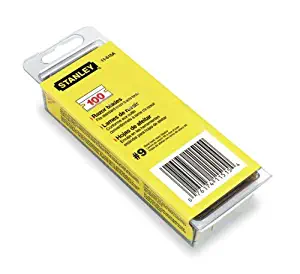 Black and Decker Office Products Stanley 11515 Single-Edge Razor Blades, #9 Blade, 100/Pack