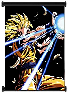 ActRaise Dragon Ball Z Anime Super Saiyan Goku Fabric Wall Scroll Poster (16x21) Inches [ACT] DragonBallZ-36