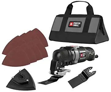 PORTER-CABLE Oscillating Multi-Tool Kit, 3.0-Amp, 11-Piece (PCE606K)