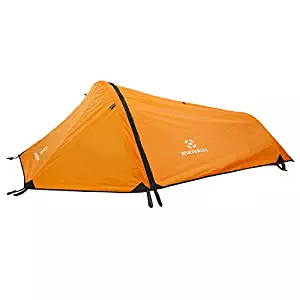 Winterial Single Person Personal Bivy Tent, Lightweight 2 Pounds 9 Ounces