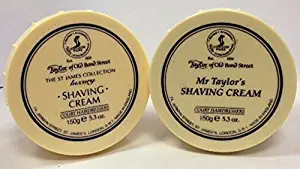 Taylor of Old Bond Street Shave Cream - 2 Pack Mr Taylor and St James 5.3 0z