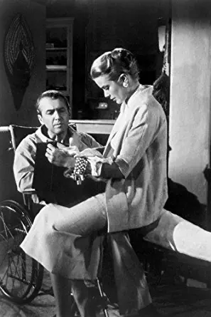 James Stewart and Grace Kelly in Rear Window 11x17 Mini Poster