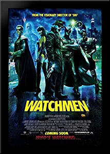 Watchmen 28x40 Large Black Wood Framed Print Movie Poster Art