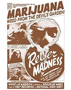 "Reefer Madness" 1936 Marijuana Propaganda Movie 11" X 14" Sepia Poster