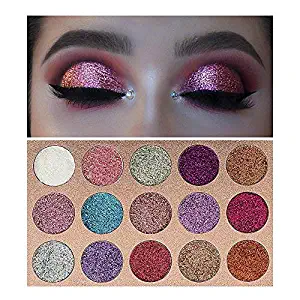 Beauty Glazed Glitter Eyeshadow Palette, 15 Colors