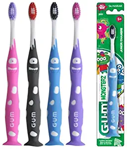 GUM Junior Monsterz Toothbrush (3 Pack)