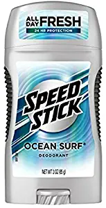 Speed Stick Solid Deodorant, Ocean Surf 3 oz (Pack of 4)