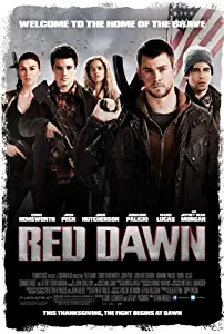 RED DAWN MOVIE POSTER 2 Sided ORIGINAL 27x40 CHRIS HEMSWORTH