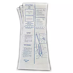 (50) Eureka Sanitaire F&G Upright Vacuum Bags, Fits 54924B - 50 Bags