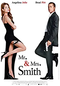 Mr. & Mrs. Smith Angelina Jolie Movie Poster Prints Wall Art Decor Unframed,32x22 16x12 Inches,Multiple Patterns Available