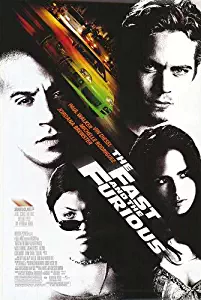 THE FAST AND THE FURIOUS MOVIE POSTER 1 Sided ORIGINAL 27x40 VIN DIESEL