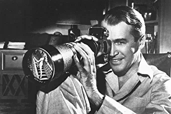 James Stewart Rear Window B&W 11x17 Mini Poster