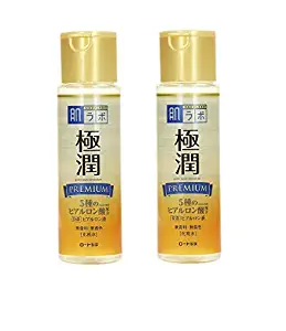 Hadalabo Japan Skin Institute Gokujun Premium Hyaluronic Solution 170 (Pack of 2)