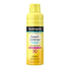 Neutrogena Beach Defense Water-Resistant Sunscreen Body Spray with Broad Spectrum SPF 30, PABA-Free, Oxybenzone-Free & Fast-Drying, Superior Sun Protection, 6.5 oz (Pack of 5)