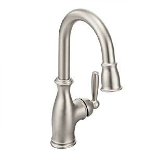 Best Moen Kaden Single-Handle Pull-Down Sprayer Kitchen Faucet