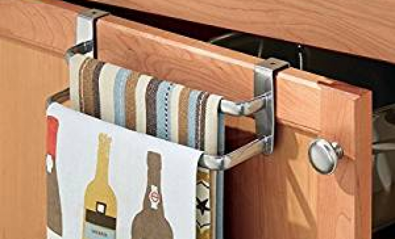Best Mdesign Over-The-Cabinet Kitchen Dish Towel Bar Holder