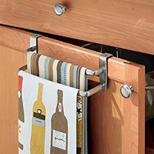 Best Mdesign Over-The-Cabinet Kitchen Dish Towel Bar Holder