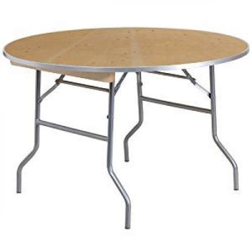 Best 72′ Round Bi-Fold Granite White Plastic Folding Table